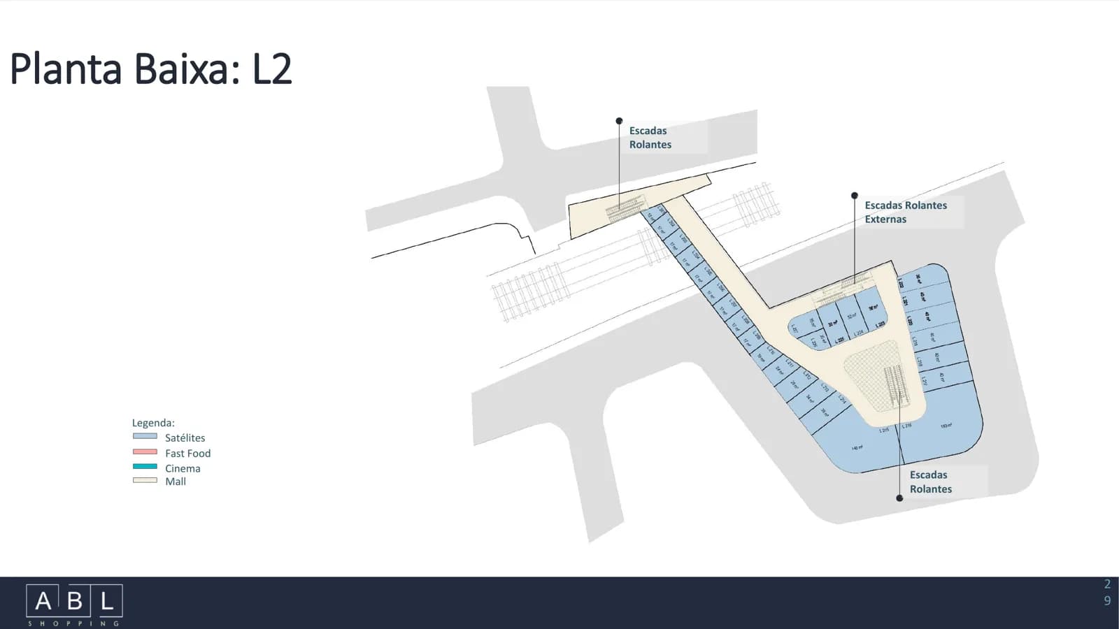 Planta baixa L2 — satélites